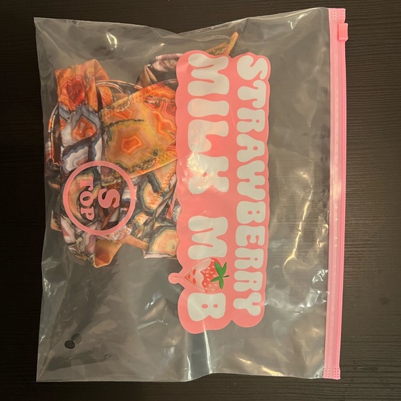 NEVER WORN: STRAWBERRY MILK MOB | Tiger Tail Top | Size S - Picture 6 of 6